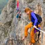 Amache sospese scalatori in Bosnia-Erzegovina