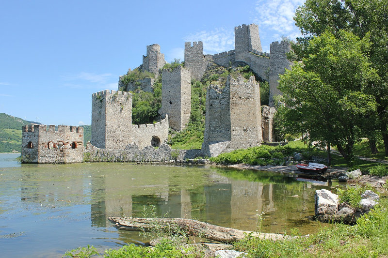 Fortezza di golubac in Serbia