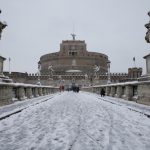 Castello di Sant'Angelo imbiancato